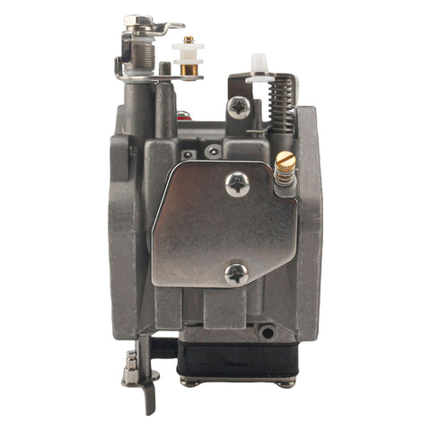 photo carburetor jlm marine gray metal side view with lever brass screw and rubber gasket