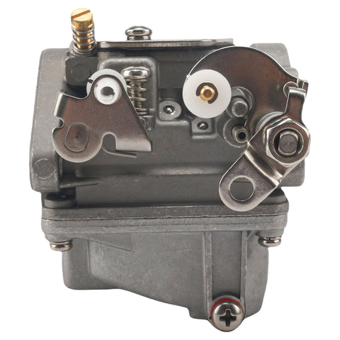 photo carburetor jlm marine aluminum with brass adjustment screw and levers