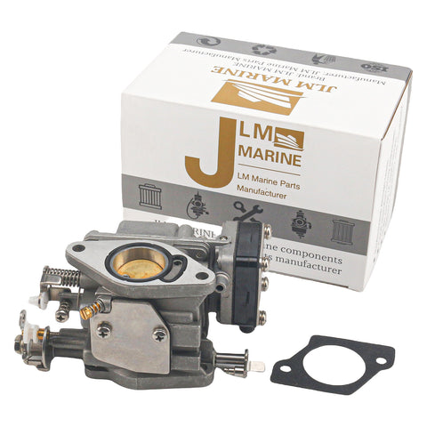 carburetor for tohatsu nissan 9.9hp 15hp 18hp 3g2-03100-0 18-7848 silver metal with brass accents and black plastic components