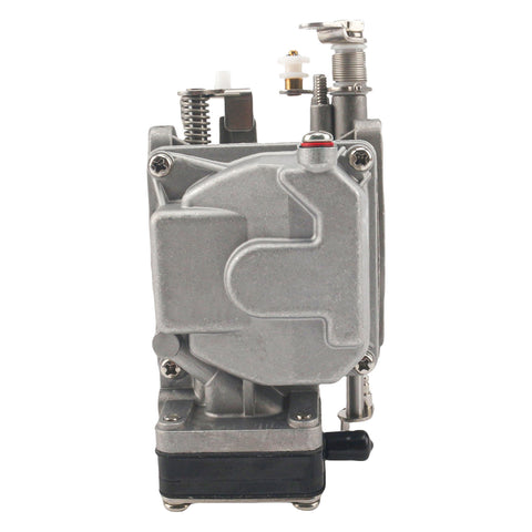 photo jlm marine carburetor silver metal with black rubber grommet and brass fitting