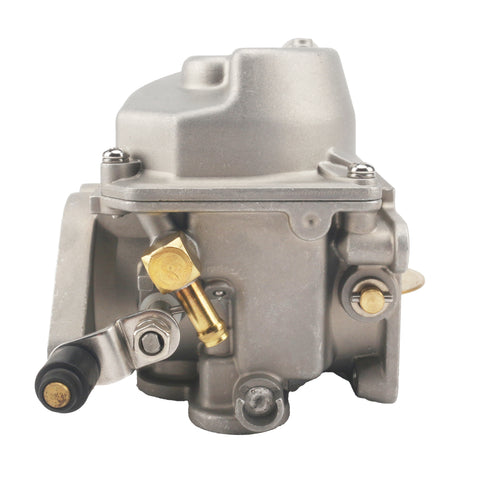 photo carburetor jlm marine for tohatsu nissan m ns 25hp 30hp 3p0 03200 0 silver aluminum rounded top brass fuel inlet silver lever black knob
