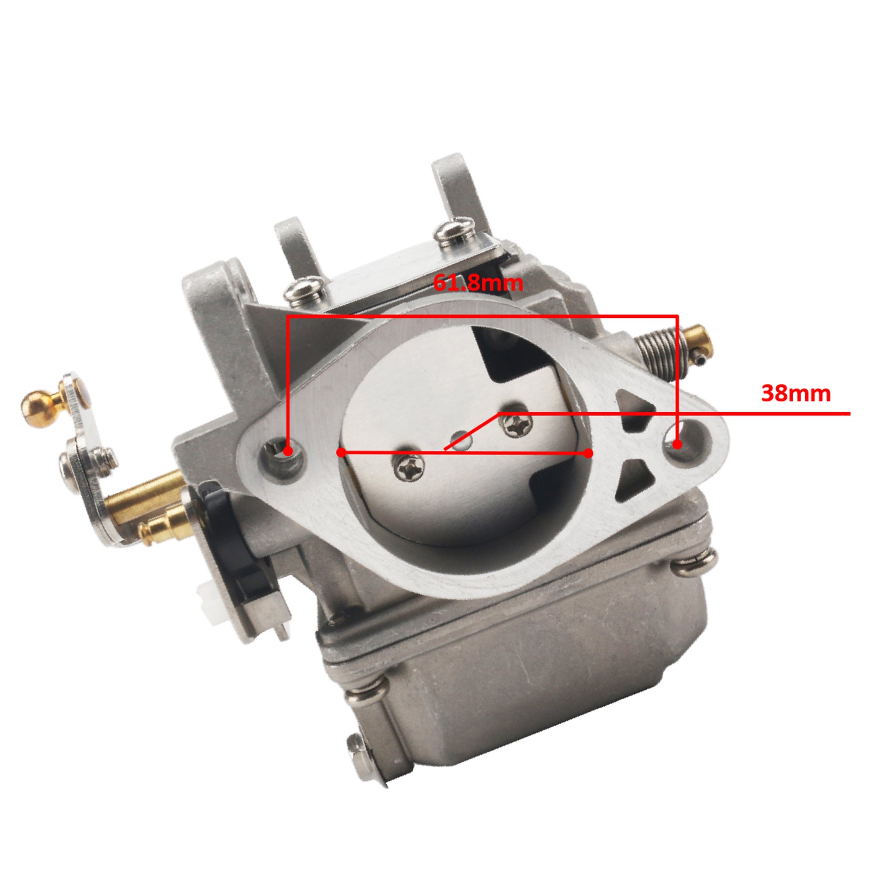 Carburetor for Yamaha 25HP 35HP 2 stroke 61N-14301-00, 61N-14301-01, 61N-14301-02, 61N-14301-03, 61N-14301-04, 61T-14301-00, 61T-14301-01, 61T-14301-02, 61T-14301-03, 69P-14301-00, 69P-14301-01, 69S-14301-00, 69S-14301-10 18-34606 - JLM MARINE
