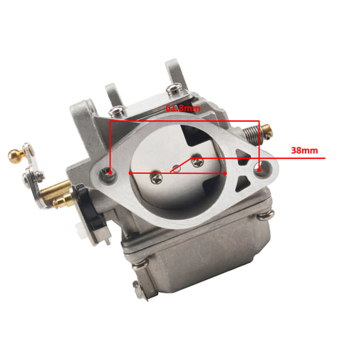 Carburetor for Yamaha 25HP 35HP 2 stroke 61N-14301-00, 61N-14301-01, 61N-14301-02, 61N-14301-03, 61N-14301-04, 61T-14301-00, 61T-14301-01, 61T-14301-02, 61T-14301-03, 69P-14301-00, 69P-14301-01, 69S-14301-00, 69S-14301-10 18-34606 - JLM MARINE