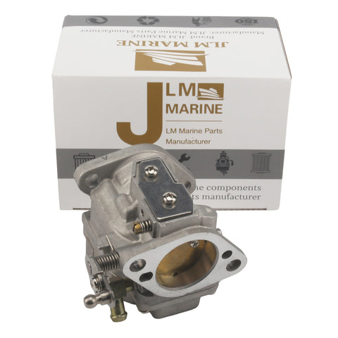 carburetor for mercury 70 80 90 hp 2 stroke 3301-9012a14 close-up of silver metal carburetor with brass interior, visible screws and springs