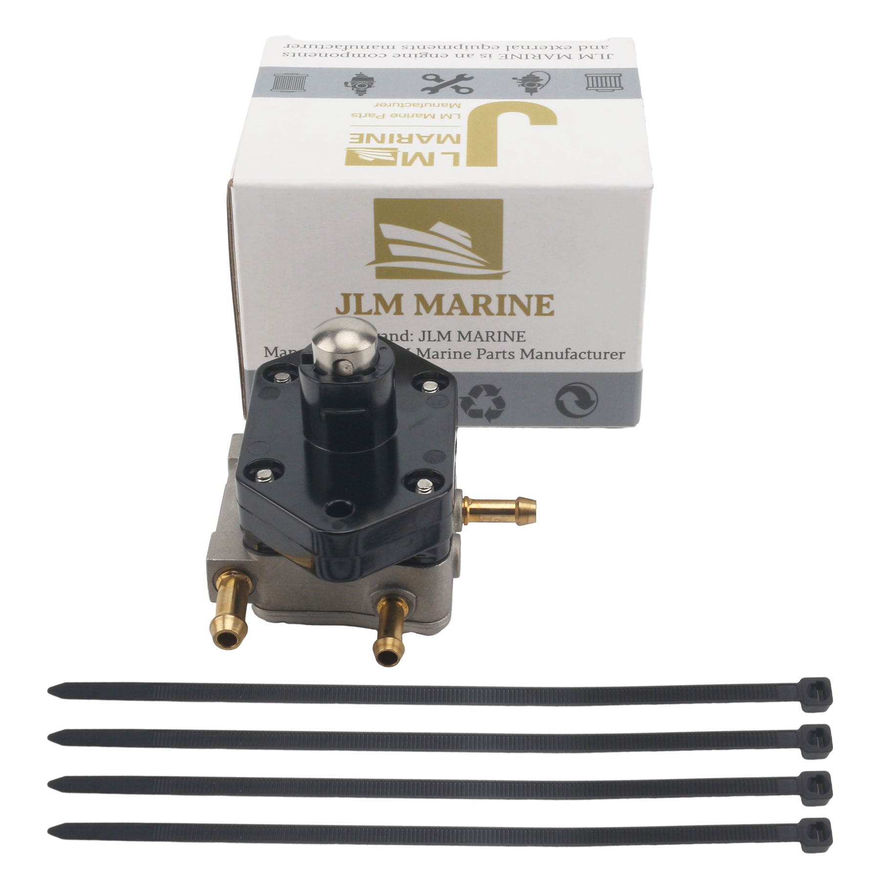 Fuel Pump Assembly for Mercury Mariner 30HP, 40HP, 50HP, 60HP 4-Stroke Models (8M0118177) JLM Marine