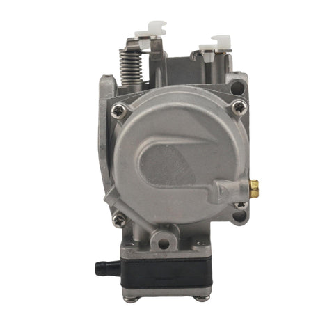 jlm marine carburetor for tohatsu nissan 9.8hp 3b2-03200-1 gray metal with black base and gold fitting