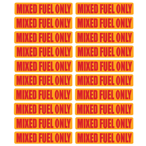 Fuel Only Stickers – For Boats, Tractors, Trucks & Gas Caps (Pack of 20)