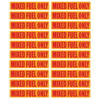 Fuel Only Stickers – For Boats, Tractors, Trucks & Gas Caps (Pack of 20)