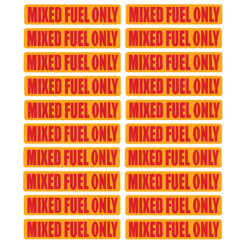Fuel Only Stickers – For Boats, Tractors, Trucks & Gas Caps (Pack of 20)