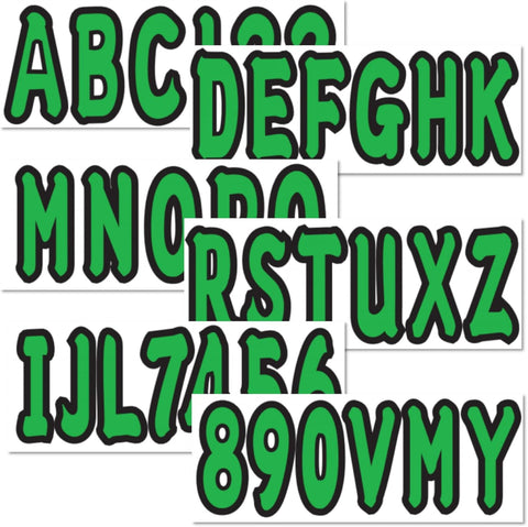 3" Boat & PWC Registration Decals Numbers Letters Stickers for Boats, fishing boats, sailboats, speedboats, Jet Skis, Sea-Doos - JLM Marine - JLM MARINE