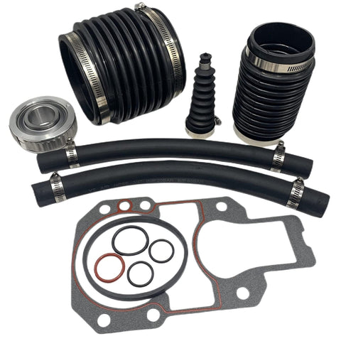 Transom Seal Service Kit for MerCruiser Alpha one Gen 1 with Gimbal Bearing U Joint and Exhaut Bellows       30-803097T1