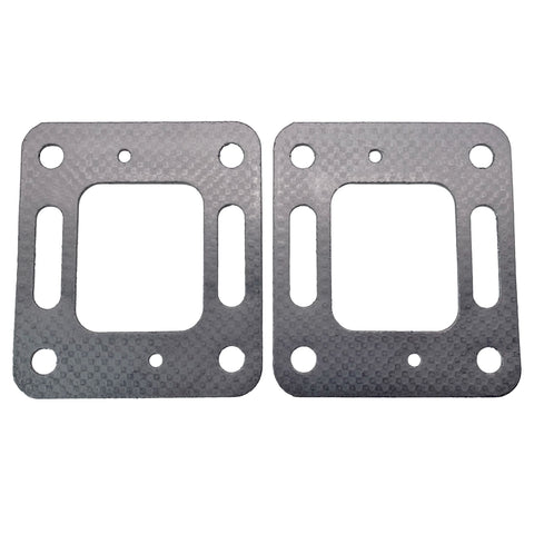 2PCS Exhaust Elbow Gasket for MerCruiser 1981-1997 GM V6 V8 Stern Drive        27-863724Q