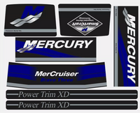 MerCruiser Stern Drive Engine Decals Sticker Kit