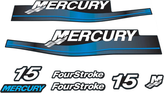 Mercury 15 hp 2-Stroke decal set 13478A00