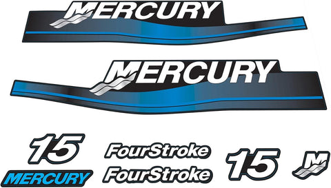 Mercury 15 hp 2-Stroke decal set 13478A00