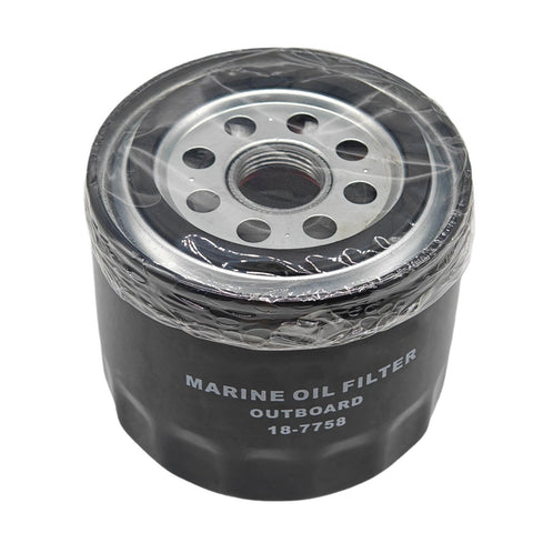 Oil Filter – Fits Mercury/Mariner 75 - 150HP 4 - Stroke Outboards (Replaces 35 - 877761K01, 35 - 877761Q01, 18 - 7758) - JLM Marine Boat Parts Limited