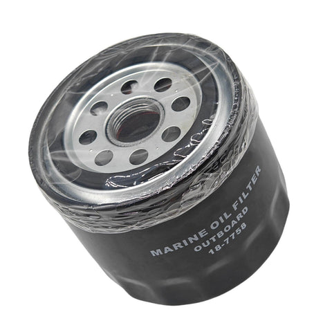 Oil Filter – Fits Mercury/Mariner 75 - 150HP 4 - Stroke Outboards (Replaces 35 - 877761K01, 35 - 877761Q01, 18 - 7758) - JLM Marine Boat Parts Limited