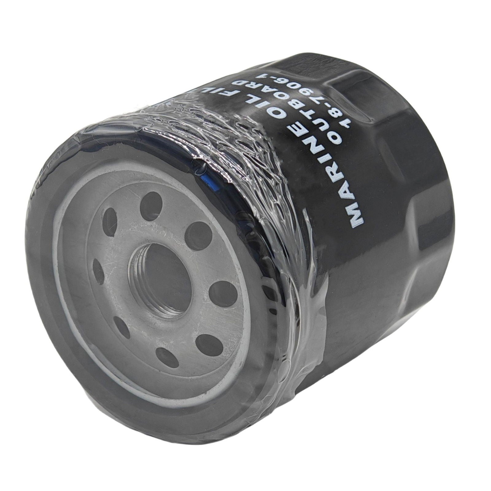 photo of JLM Marine black oil filter 18-7906-1 for Yamaha 150-250 HP and Mercury 225hp