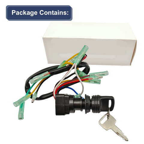 Ignition Switch Key for Yamaha 2 & 4 Stroke 6-300 HP Outboard Motors 703-82510-43-00 JLM Marine