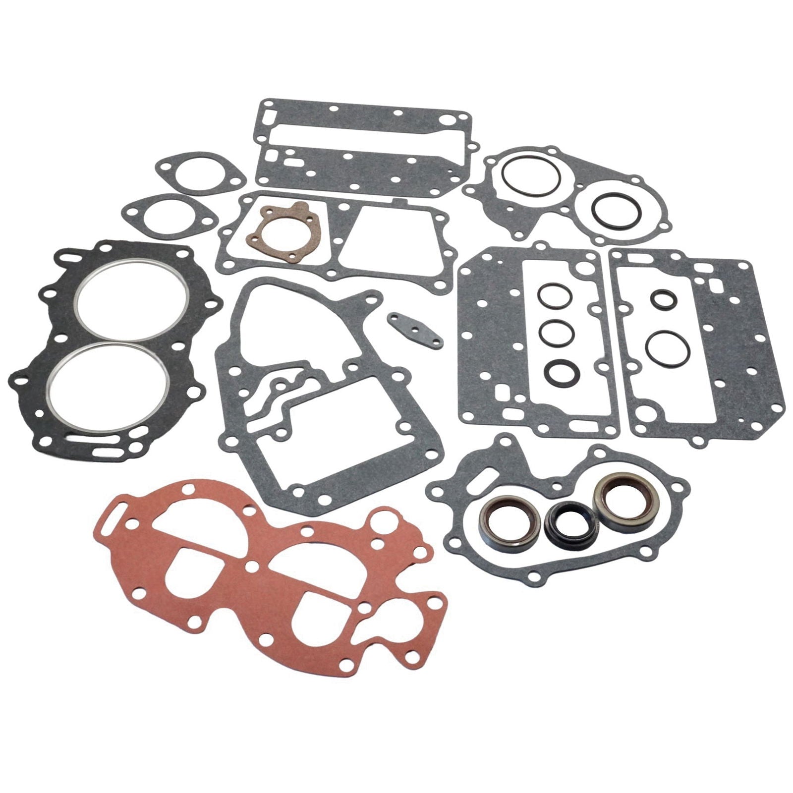 Powerhead Gasket Set – Fits Johnson/Evinrude 18 - 35 HP 2 - Stroke Outboards (Replaces 0392567, 389206, 392615, 433941) - JLM Marine Boat Parts Limited