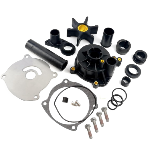 Water Pump Impeller Repair Kit – Fits Johnson/Evinrude V4, V6, V8 75-250 HP (Replaces 5001595, 435929, 777802)