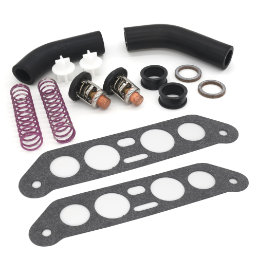 Thermostat Kit – Fits Johnson/Evinrude V4 Crossflow 65-140 HP (Replaces 18-3673, 340975, 340976)