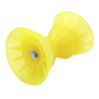 4-Inch Yellow Polyurethane Bow Stop Roller – Fits Boat Trailers (Replaces 86287, 48651)