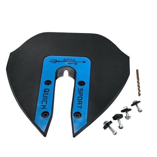 Whale Tail Hydrofoil Stabilizer – Fits Outboard Motors 8-40 HP (Blue)