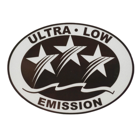 Ultra Low Emission 3-Star California Decal – Fits Mercury, Yamaha, Honda, Suzuki, Tohatsu, Evinrude Outboards