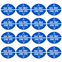 E85 Only Stickers for Fuel Caps – Fits Fleet Vehicles, Trucks, Vans (16 Pairs)