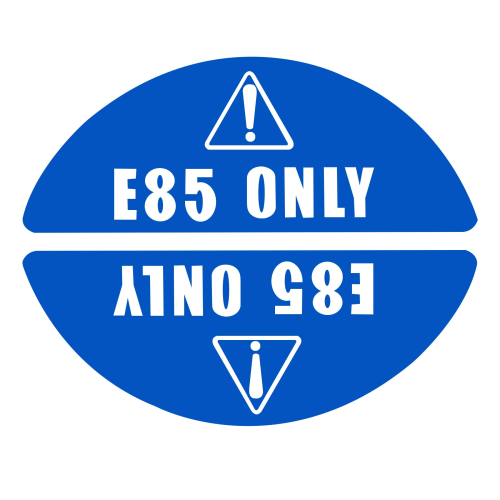 E85 Only Fuel Cap Stickers – Fits Multiple Vehicle Types (Replaces OEM Gas Cap Labels)