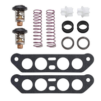 Thermostat Kit for Johnson Evinrude V4 Crossflow Outboard Engines 65 80 Jet 85-140 HP   18-3673 - JLM MARINE