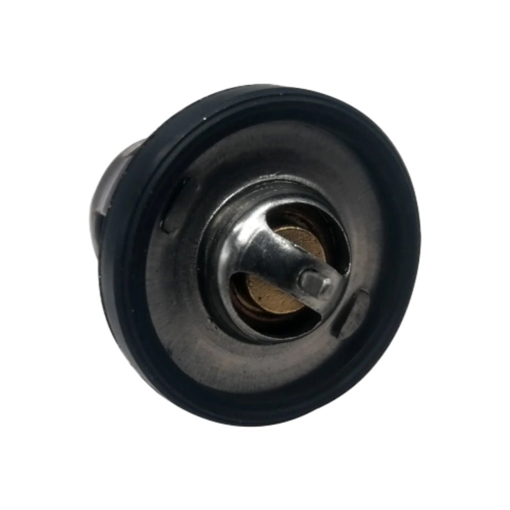 photo of thermostat for suzuki outboard engines df 2.5-20hp, 17670-91j00, 91j01, 91j02, metal valve with rubber seal, open and close at specific temperatures