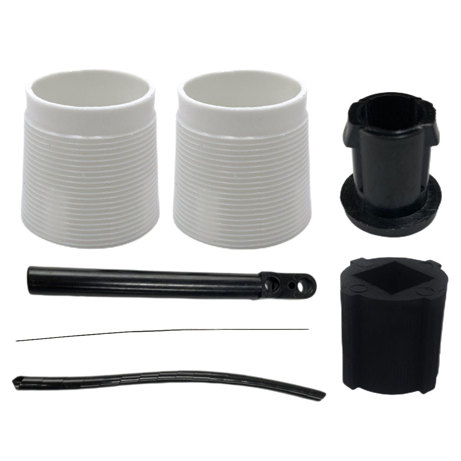 photo of JLM Marine transom bellows kit with gimbal bearing 30-803100t1, showing cylindrical bellows, drive shaft seal, and housing