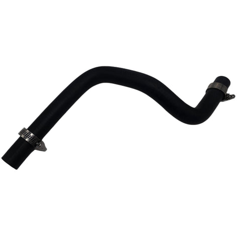photo of JLM Marine transom bellows kit, Mercruiser Bravo 1 2 3 Blackhawk stern drive 30-803100T1 part, black rubber hose with metal clamps