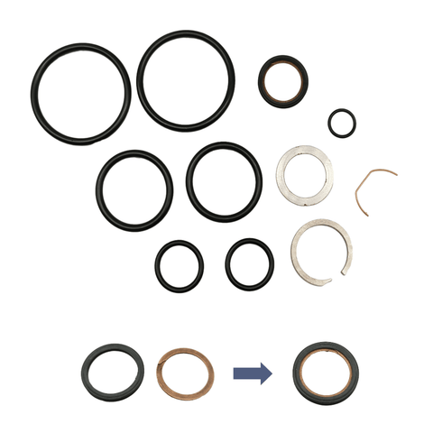 Trim Cylinder Seal Kit for MerCruiser R MR Alpha One Gen II and Bravo         25-87400A2 - JLM MARINE