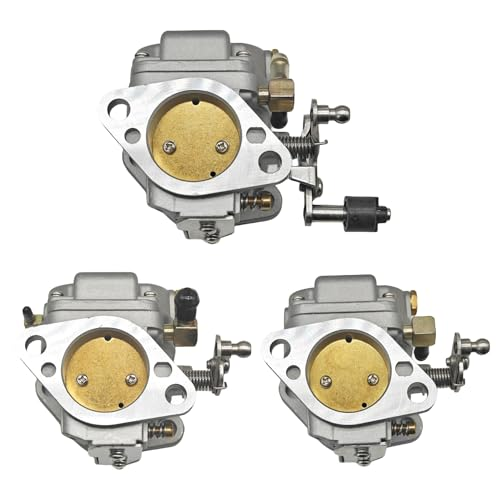 TOP Center Bottom Carburetor Set – Fits Mercury 2-Stroke 40-60 HP (Replaces 821854T4, 821854T5, 821854T6)