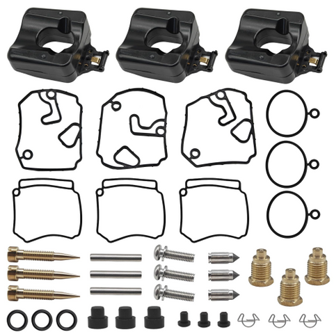 Carburetor Rebuild Kit – Fits Yamaha 40-50 HP 2-Stroke Outboards (Replaces 6H4-W0093-03-00, 6H4-W0093-04-00)