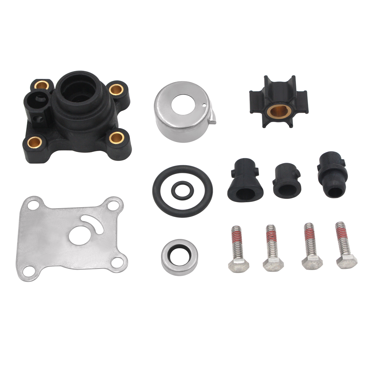Water Pump Impeller Kit for Evinrude Johnson OMC 9.9-15 hp 394711 - JLM MARINE
