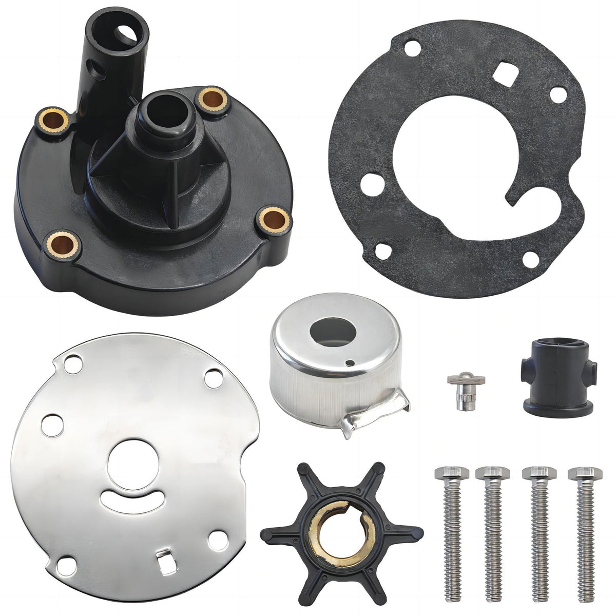 Water Pump Impeller Kit for Johnson Evinrude 5.5 6 7.5 HP   763758 - JLM MARINE