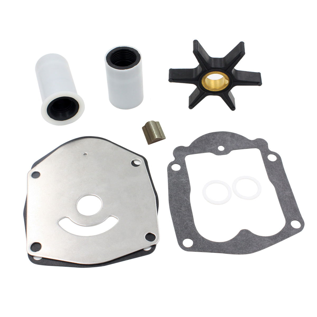 photo mercury water pump impeller kit 821354a2 with impeller gasket faceplate and inserts