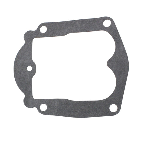photo of jlm marine water pump impeller kit 821354a2, gray textured gasket with irregular shape and circular holes