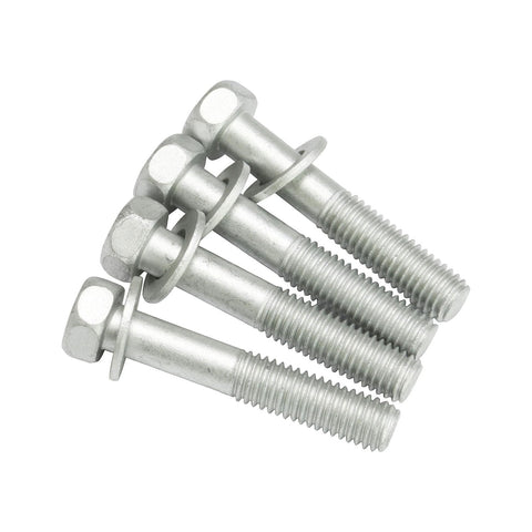 photo of JLM Marine 6g5-w0078 water pump impeller kit bolts with captive washers, silver metal threaded shafts, hex heads