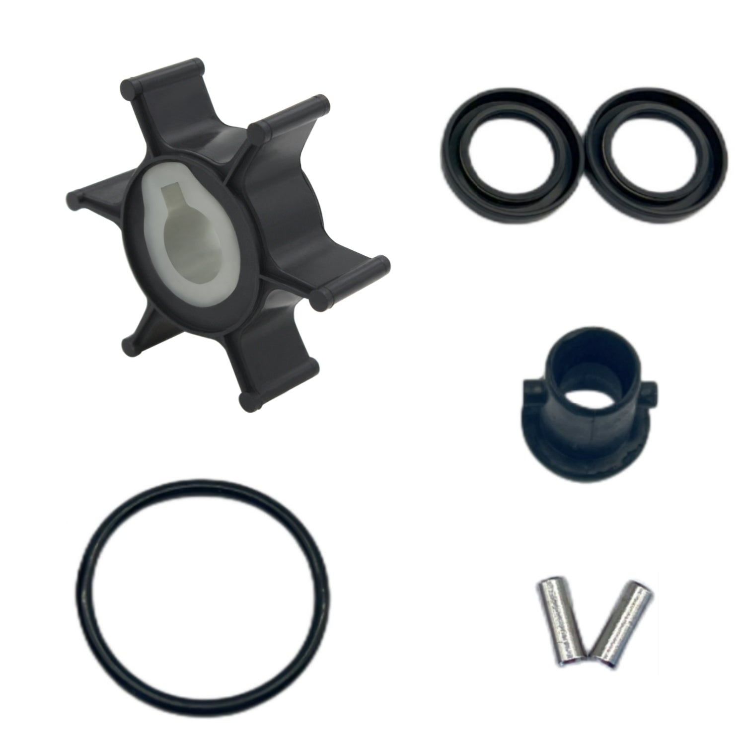 Water Pump Impeller – Fits Yamaha 2HP 2 - Stroke Outboards (Replaces 646 - 44352 - 01 - 00) - JLM Marine Boat Parts Limited
