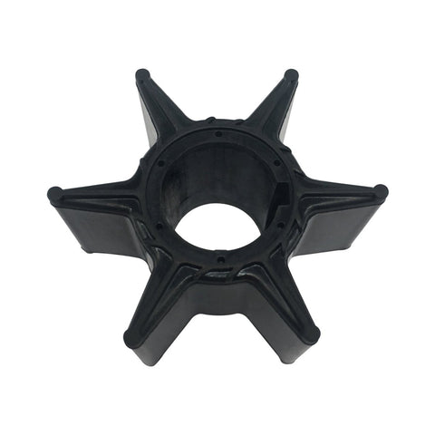 black impeller kit 692-w0078-00 for yamaha 60-90 hp engines, star-shaped with six flexible blades and central hub