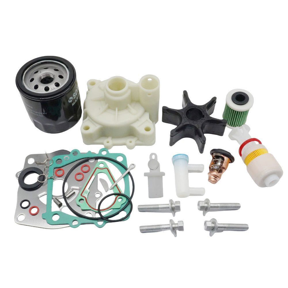 Water Pump Impeller Kit - Fits Yamaha 70 - 300 HP Outboards (Replaces 67F - 12411 - 01 - 00, 67F - 12411 - 00 - 00) - JLM Marine Boat Parts Limited
