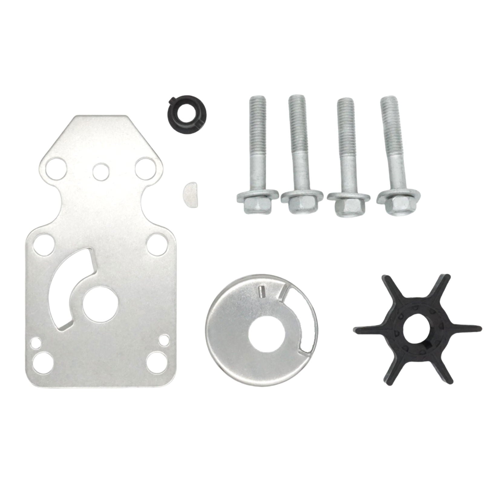 Water Pump Impeller Repair Kit – Fits Yamaha 9.9HP/15HP Outboards (Replaces 63V - W0078 - 00 - 00, 63V - W0078 - 01 - 00) - JLM Marine Boat Parts Limited