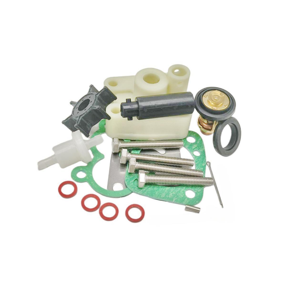 Water Pump Impeller Kit – Fits Yamaha 4HP/5HP 2 - Stroke, F4/F5/F6 4 - Stroke (Replaces 6E0 - W0078 - A2 - 00) - JLM Marine Boat Parts Limited