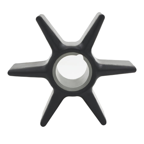 photo of JLM Marine black 6-blade water pump impeller for Mercury Mariner Honda 40-300hp 47-43026t2