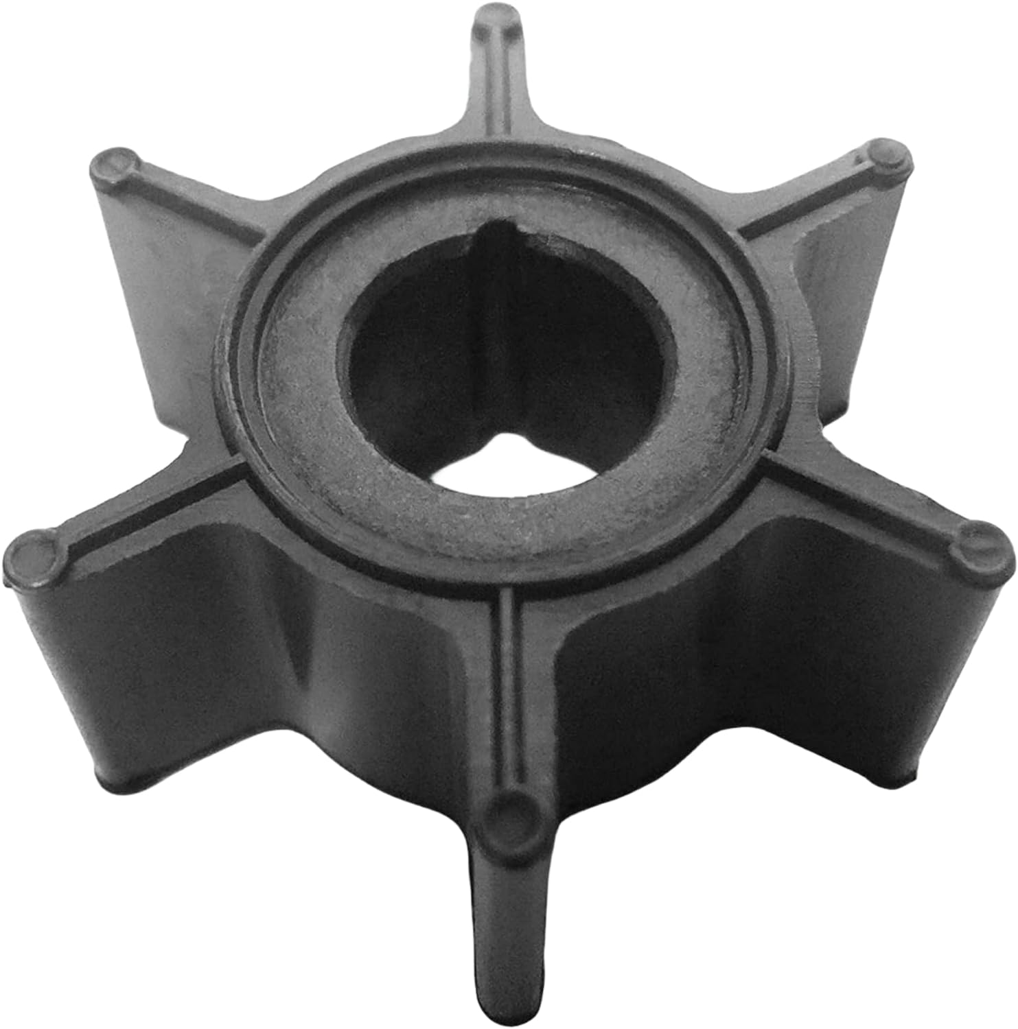 Water Pump Impeller – Fits Tohatsu/Nissan 2.5 - 6 HP (Replaces 369 - 65021 - 1) - JLM Marine Boat Parts Limited